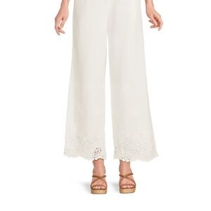 WeWoreWhat Cotton Wide Leg Pants